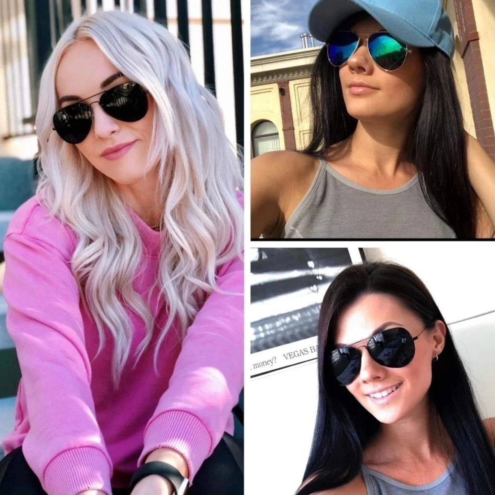 Wear Me Pro Stealth Aviator Polarized Sunglasses